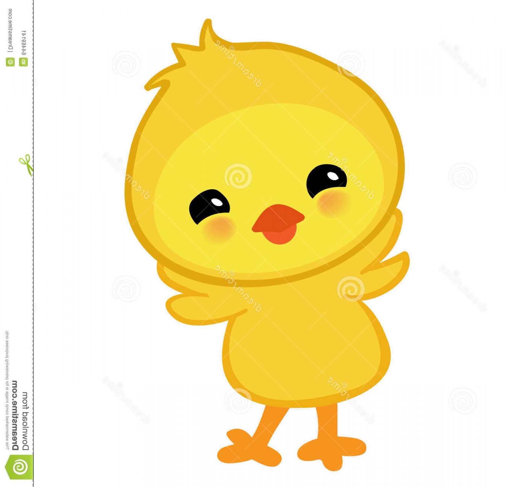 Yellow Chick Vector Cultracing 1663x1560 Yellow Chick Vector Cultracing