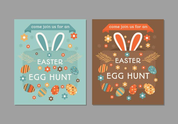 700x490 Retro Easter Egg Hunt Poster