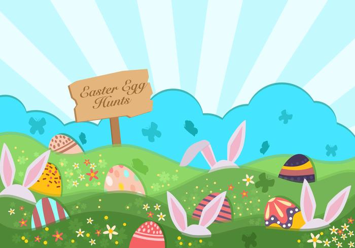 700x490 Easter Egg Hunt Background