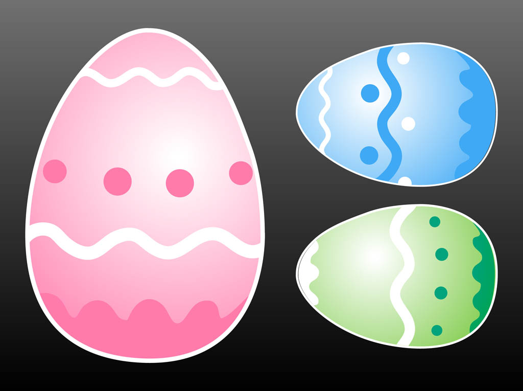1024x765 Easter Eggs Vector Vector Art Graphics