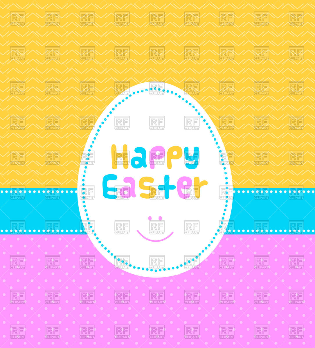 1085x1200 Easter Egg Design Template Vector Image Of Design Elements