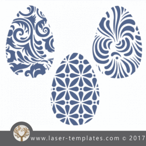 300x300 Laser Cut Easter Egg Stencils Set Free Vector Downloads Everyday