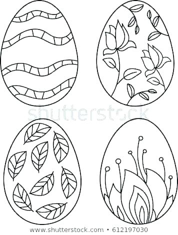 356x470 Easter Egg Outline Template Egg Outline Template Templates