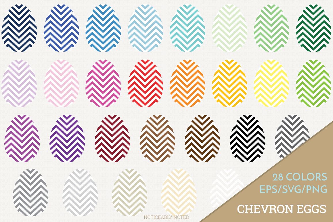 1158x772 Chevron Easter Egg Vector Clip Art