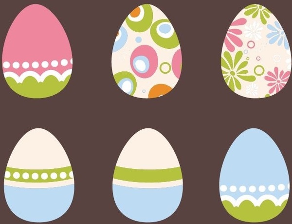 600x459 Easter Eggs Free Vector In Encapsulated Postscript