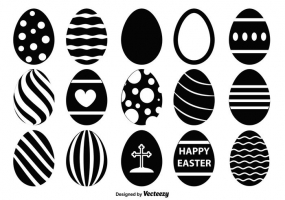285x200 Easter Egg Shapes Free Vector Graphic Art Free Download