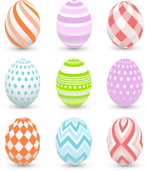 500x577 Floral Easter Eggs Vector Free Download