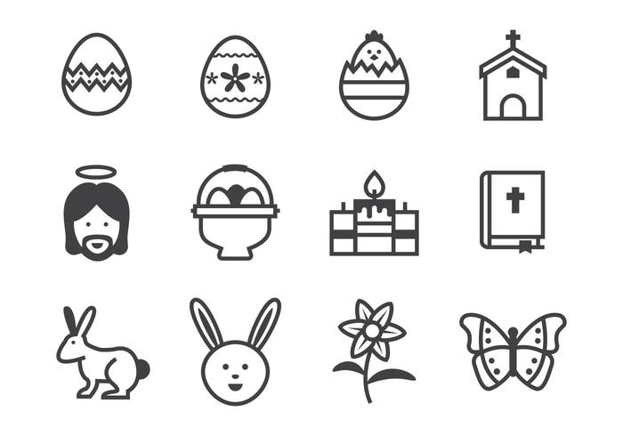 Free Easter Icons Vector Stock Images 700x490 Free Easter Icons Vector Stock Images