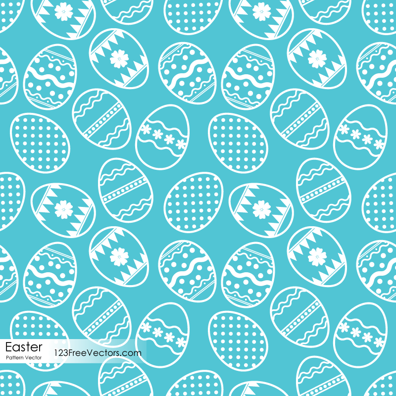 800x800 Easter Egg Pattern Vector Free Download
