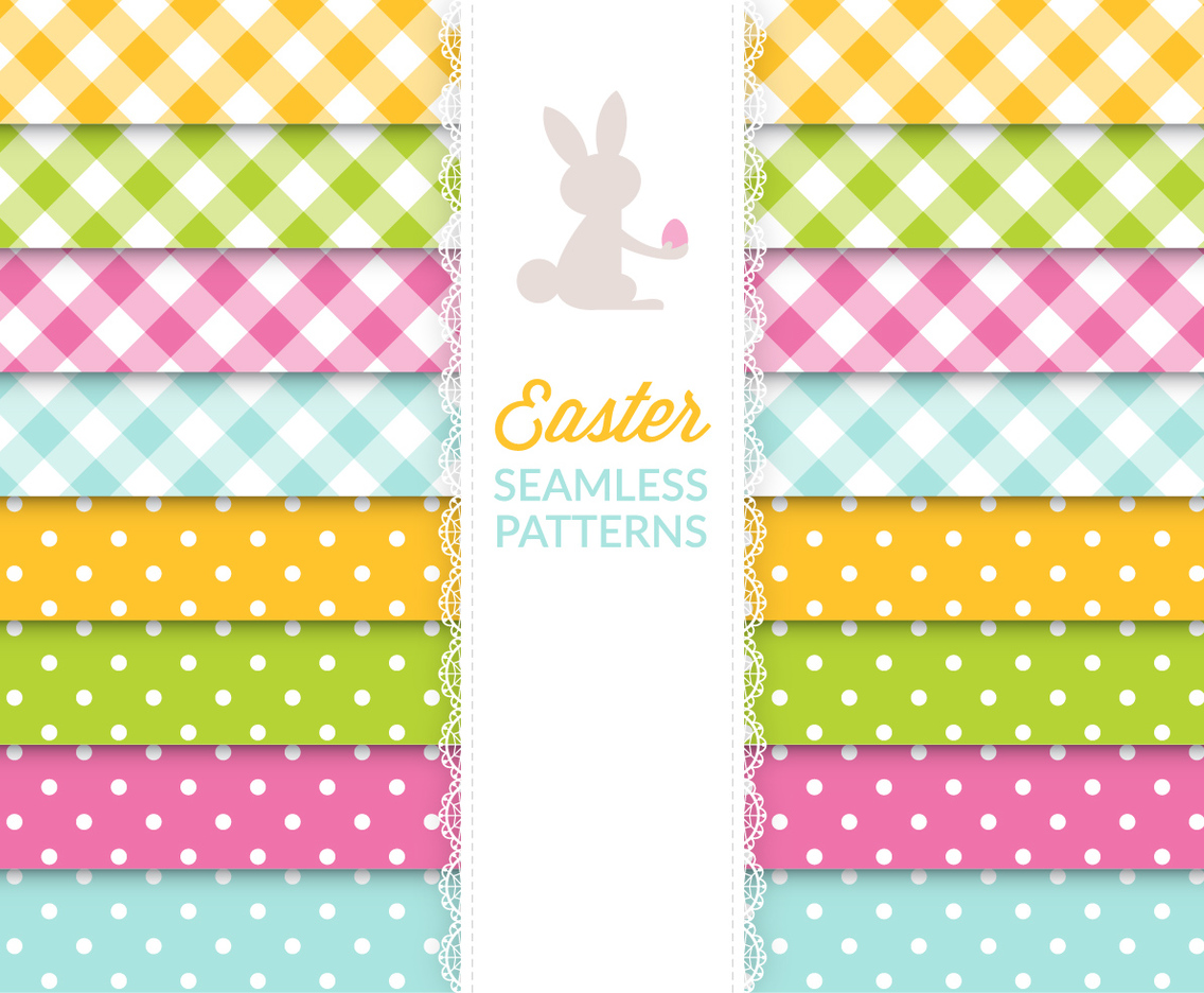 1136x936 Easter Seamless Patterns Vector Art Graphics