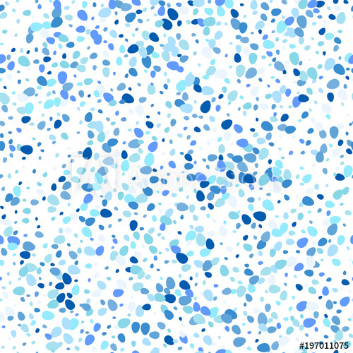 500x500 Seamless Blue Easter Eggs Confetti Pattern Vector Background