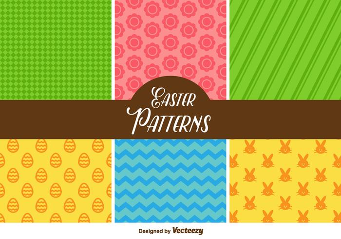 700x490 Cute Easter Vector Patterns