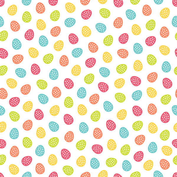 600x600 Cute Easter Seamless Pattern Design Vector Free Download