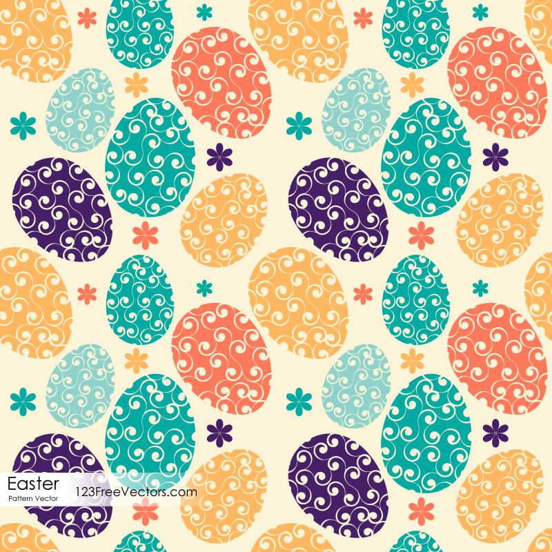 800x800 Easter Egg Pattern Download Free Vector Art Free Vectors