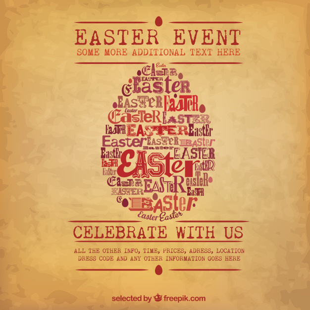 Easter Egg Poster Vector Free Download 626x626 Easter Egg Poster Vector Free Download