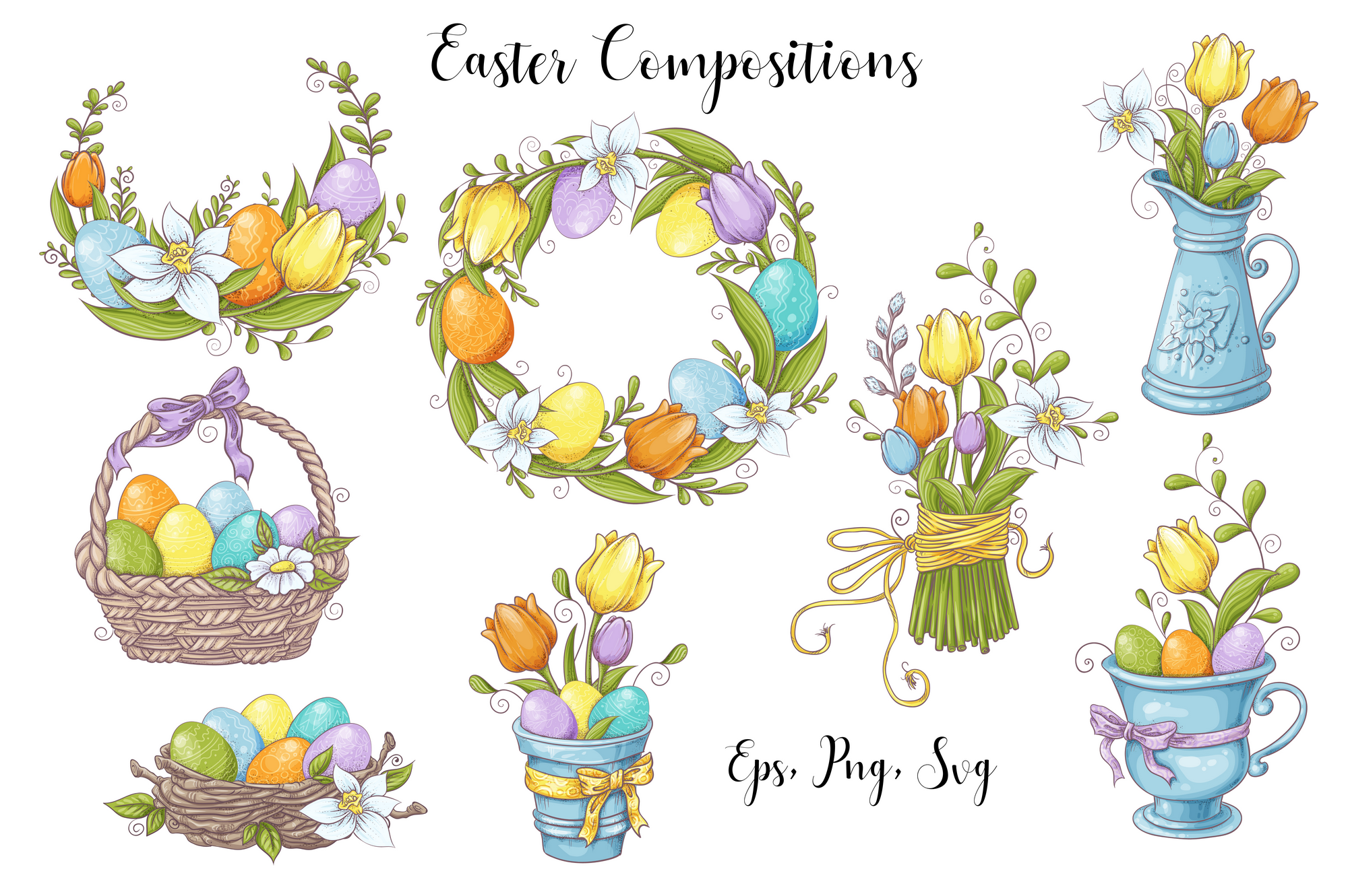 Easter Vector Clip Art 2000x1331 Easter Vector Clip Art