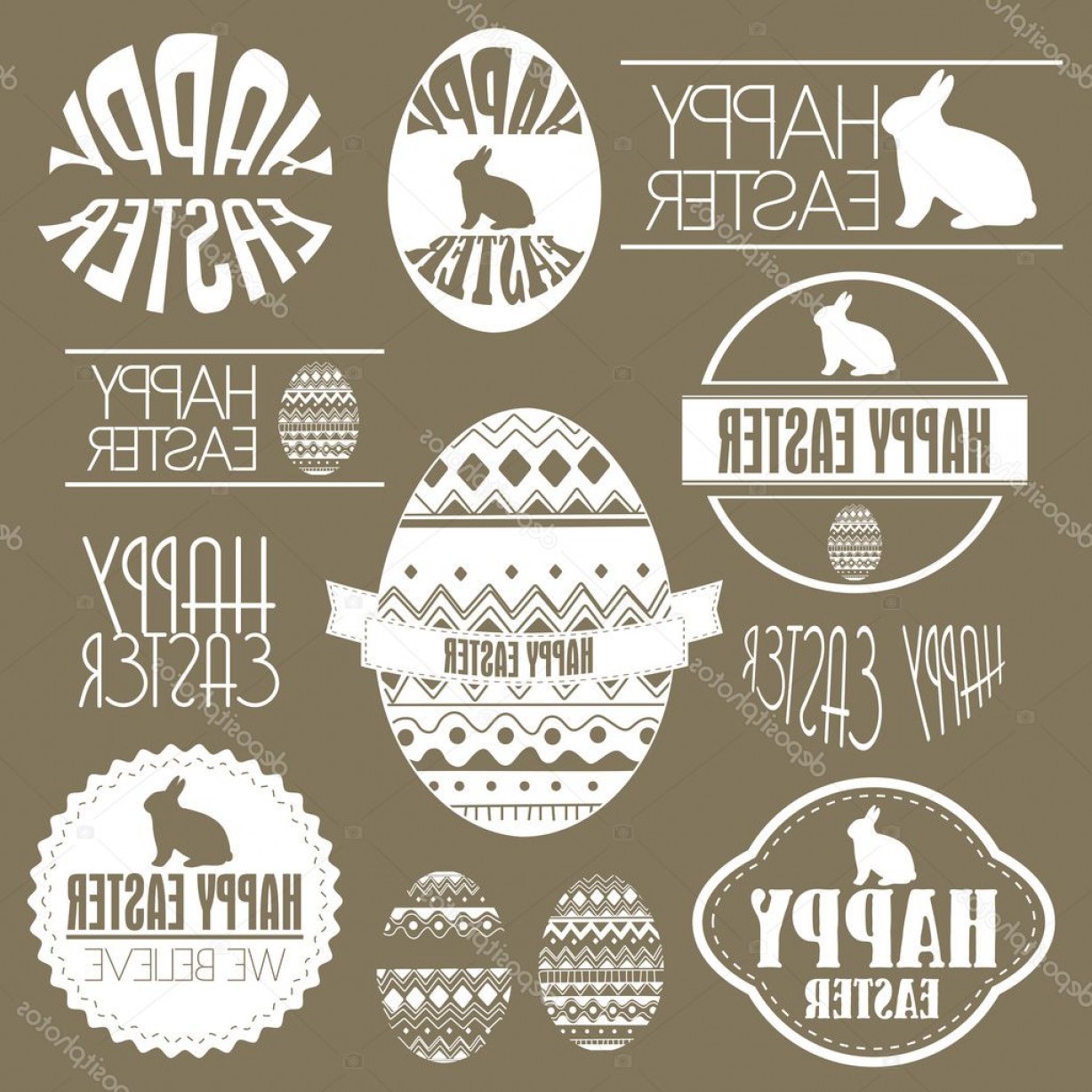 Stock Illustration Happy Easter Vector Set Design Soidergi 1228x1228 Stock Illustration Happy Easter Vector Set Design Soidergi