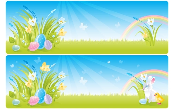 600x380 Free Vectors Spring Easter Vectors Zastyles