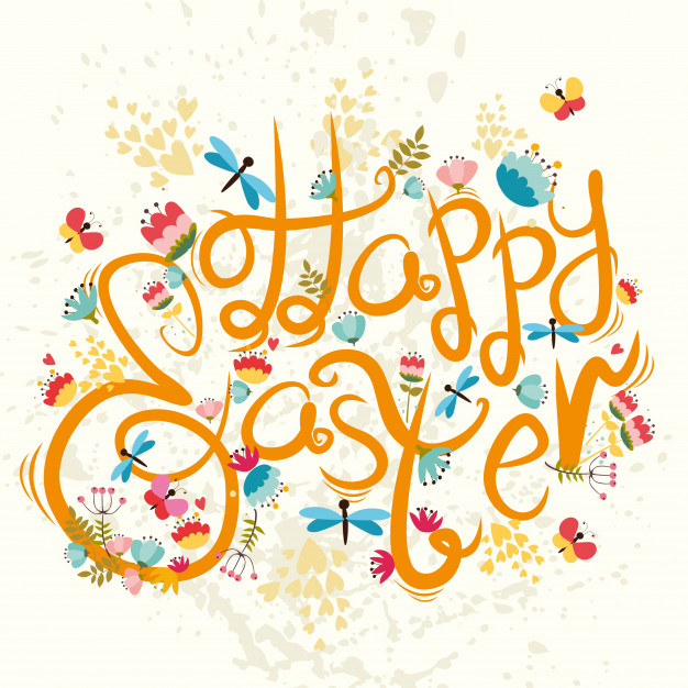 626x626 Happy Easter Vector Free Download