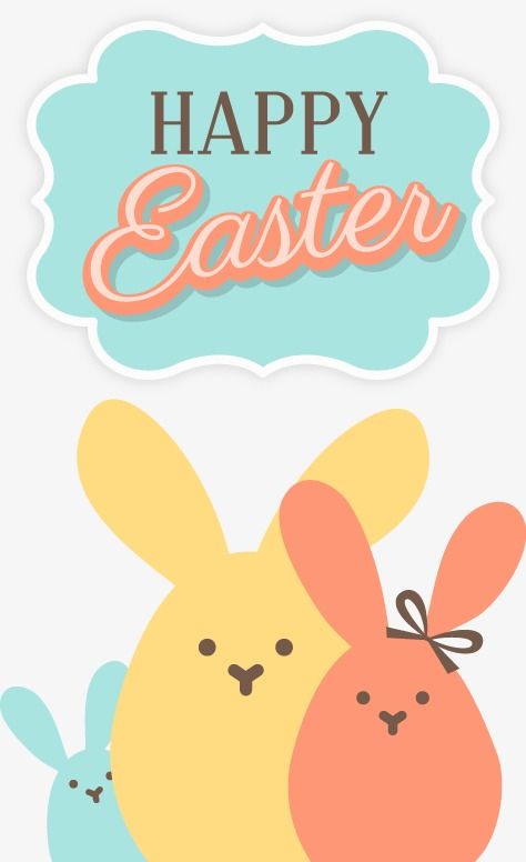 474x776 Vector Happy Easter, Happy Easter, Rabbit, Vector Png And Vector