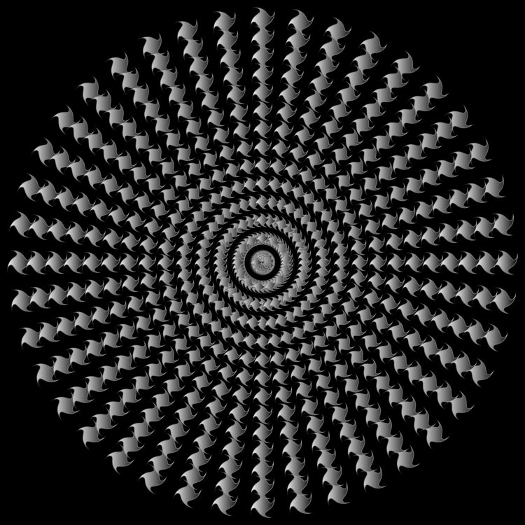 750x750 Symmetry,monochrome Photography,spiral Clipart