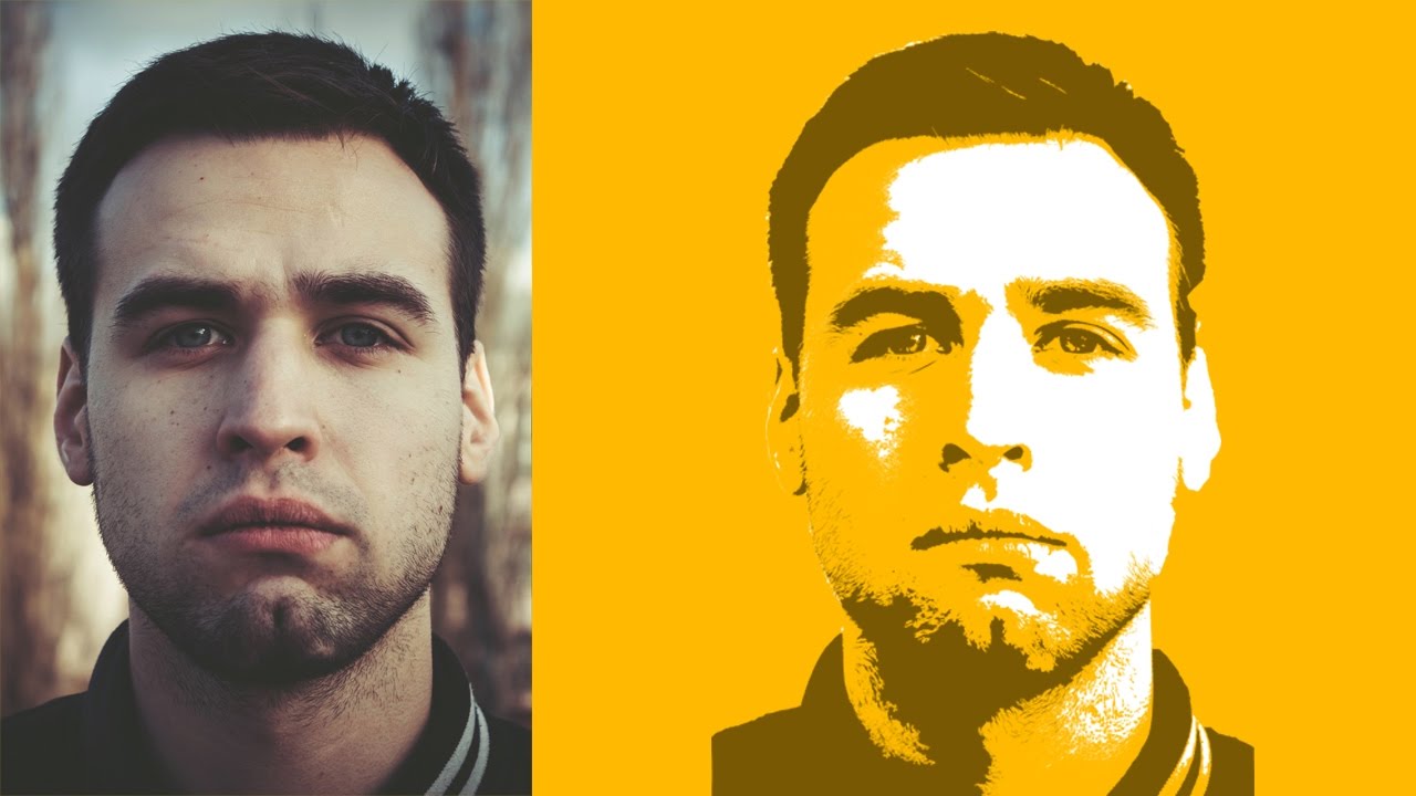 Easy Vector Art For Beginners Man Face Photoshop Tutorial 1280x720 Easy Vector Art For Beginners Man Face Photoshop Tutorial