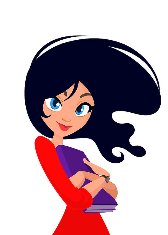 Vector Illustration Of Young Woman Cartoon Easy Edit Layered 570x799 Vector Illustration Of Young Woman Cartoon Easy Edit Layered