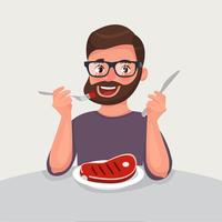 200x200 People Eating Free Vector Art