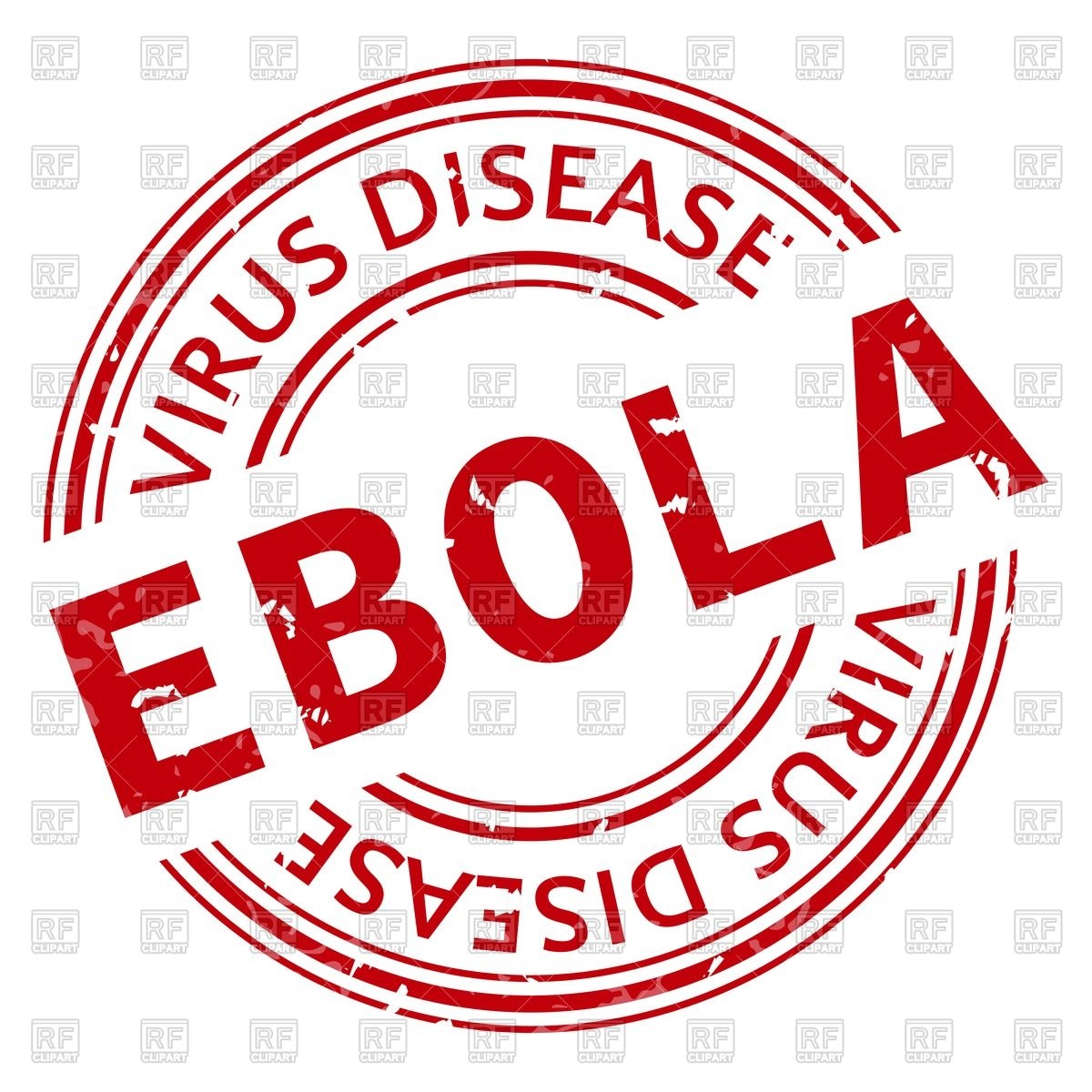 1200x1200 Red Stamp With Ebola Text Vector Image Of Healthcare, Medical