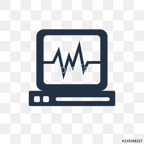 Ecg Vector Icon Isolated On Transparent Background, Ecg 500x500 Ecg Vector Icon Isolated On Transparent Background, Ecg