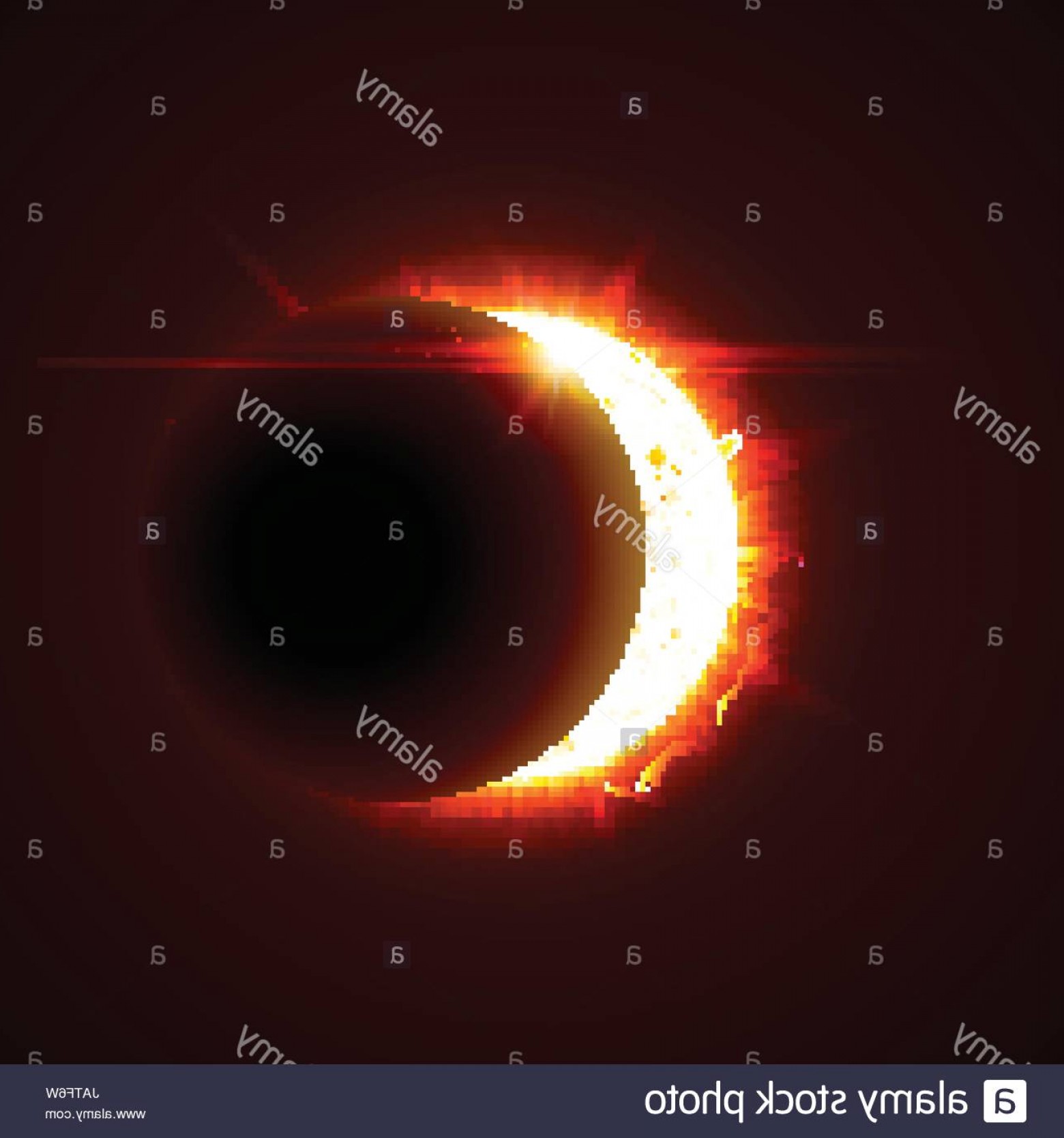 1560x1668 Stock Photo New Sun Eclipse Vector Illustration D Bright Sunny