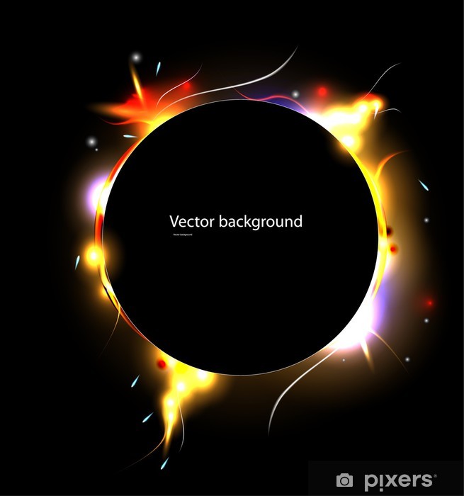 655x700 Solar Eclipse Vector Wall Mural We Live To Change