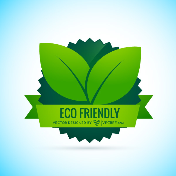 600x600 Eco Friendly Sticker Free Vector Free Vectors Ui Download