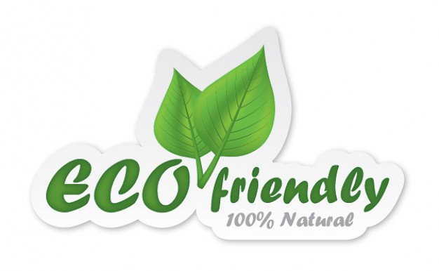 626x386 Eco Friendly Sticker Vector Free Download