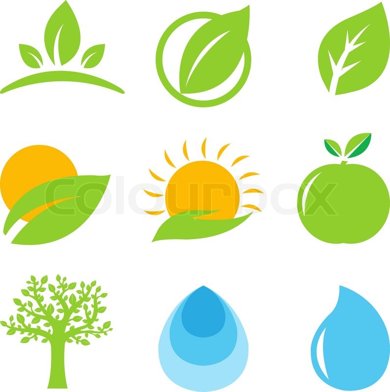 796x800 Eco Logo, Isolated On White Stock Vector Colourbox