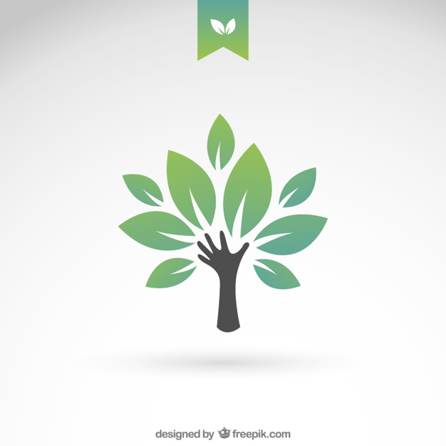 626x626 Green Eco Tree Vector Free Download