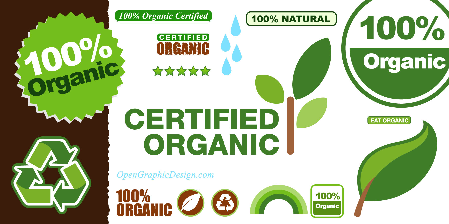 1800x900 Download Organic Eco Green Graphics Opengraphicdesign Free