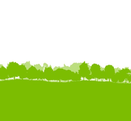450x413 Forest Trees Silhouettes Landscape Illustration Background Ecology