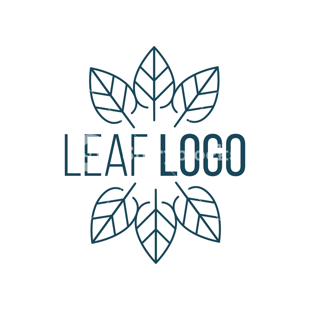 1000x1000 Abstract Six Leaves In Circle Logo Icon Vector Design Landscape