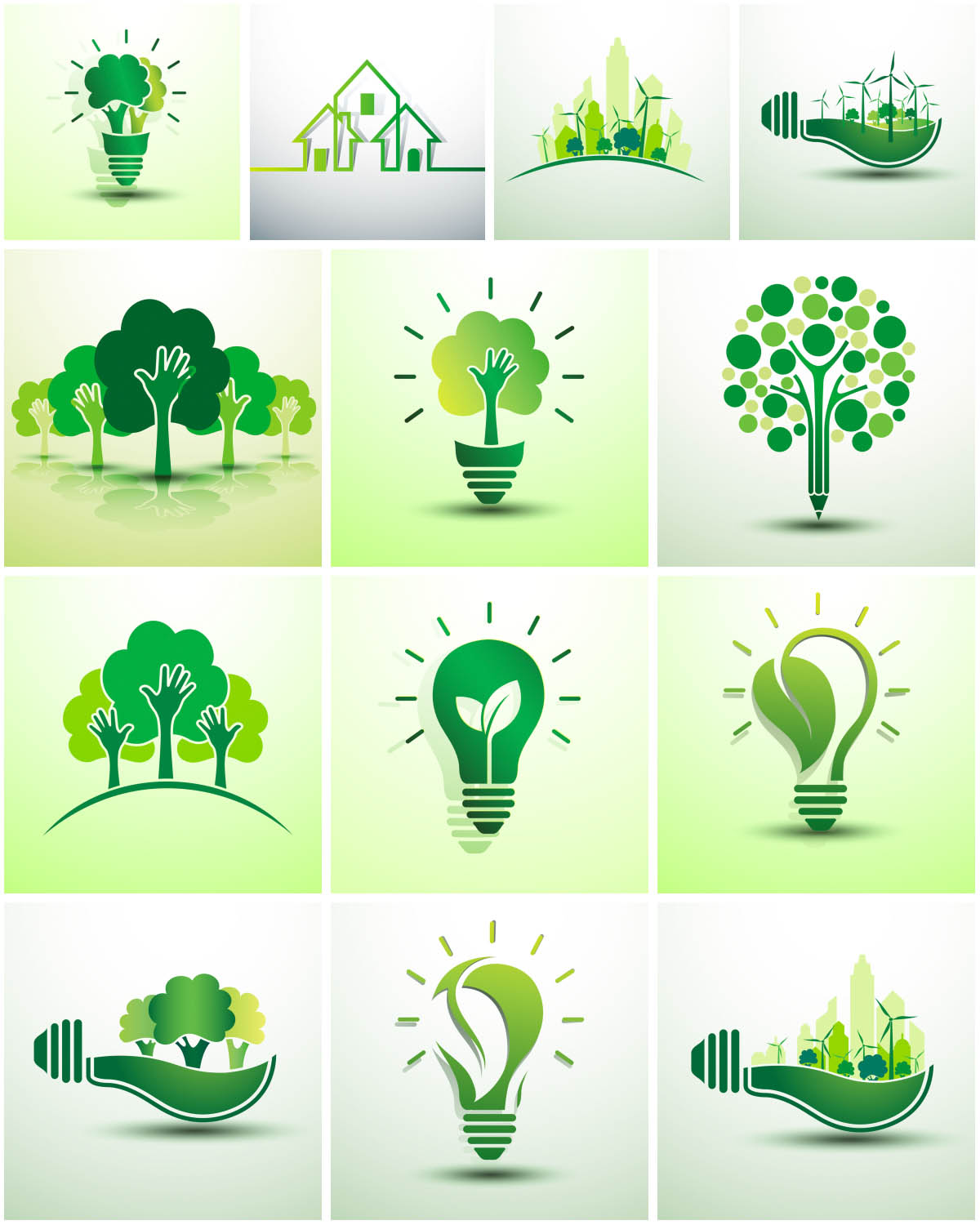 1200x1500 Green Ecology Logos And Labels Vector Vector Graphics Blog