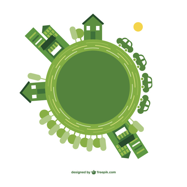 626x626 Earth Day Ecology Vector Vector Free Download