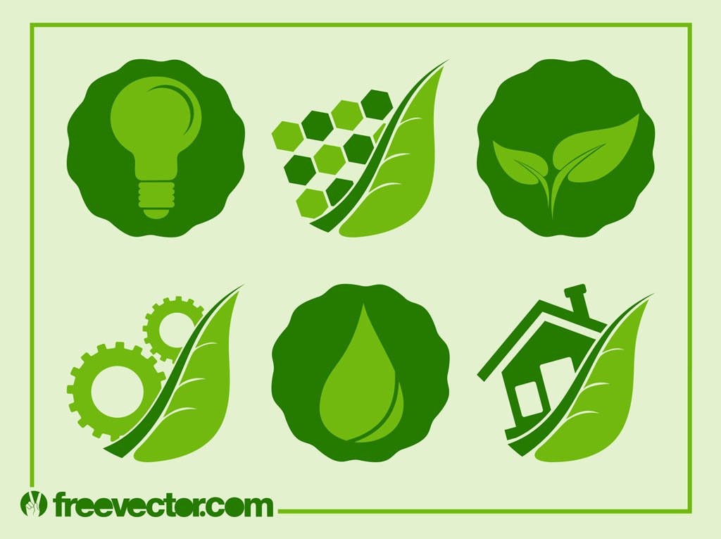 1024x765 Ecology Icons Vector Vector Art Graphics