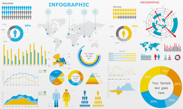 600x358 Economy Infographics Vector Free Vector In Encapsulated Postscript