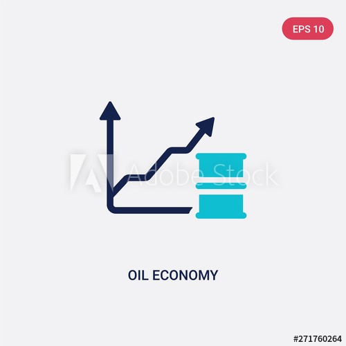 500x500 Two Color Oil Economy Vector Icon From Cryptocurrency Economy