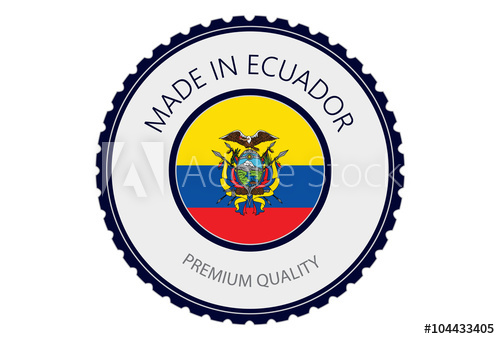 500x339 Made In Ecuador Seal, Republic Of Ecuador Flag