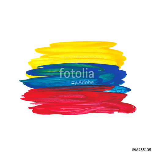 500x500 Watercolor Ecuador Flag Vector Stock Image And Royalty Free