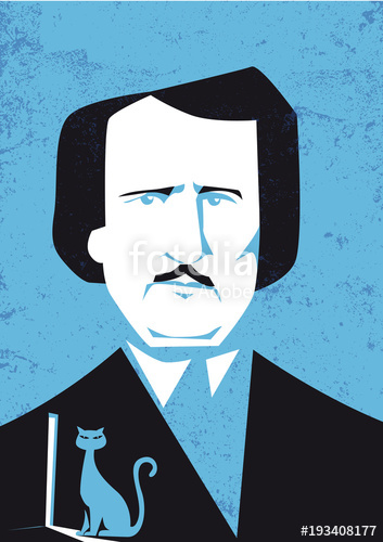 Edgar Allan Poe Vector Illustration Stock Image And Royalty Free 353x500 Edgar Allan Poe Vector Illustration Stock Image And Royalty Free