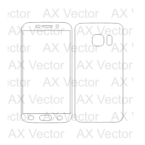 570x570 Samsung Galaxy Edge Vector Template
