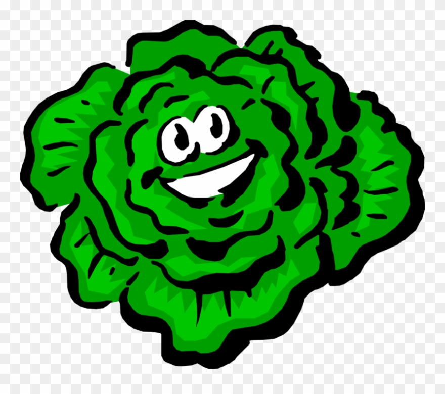 880x780 Vector Illustration Of Anthropomorphic Edible Leafy