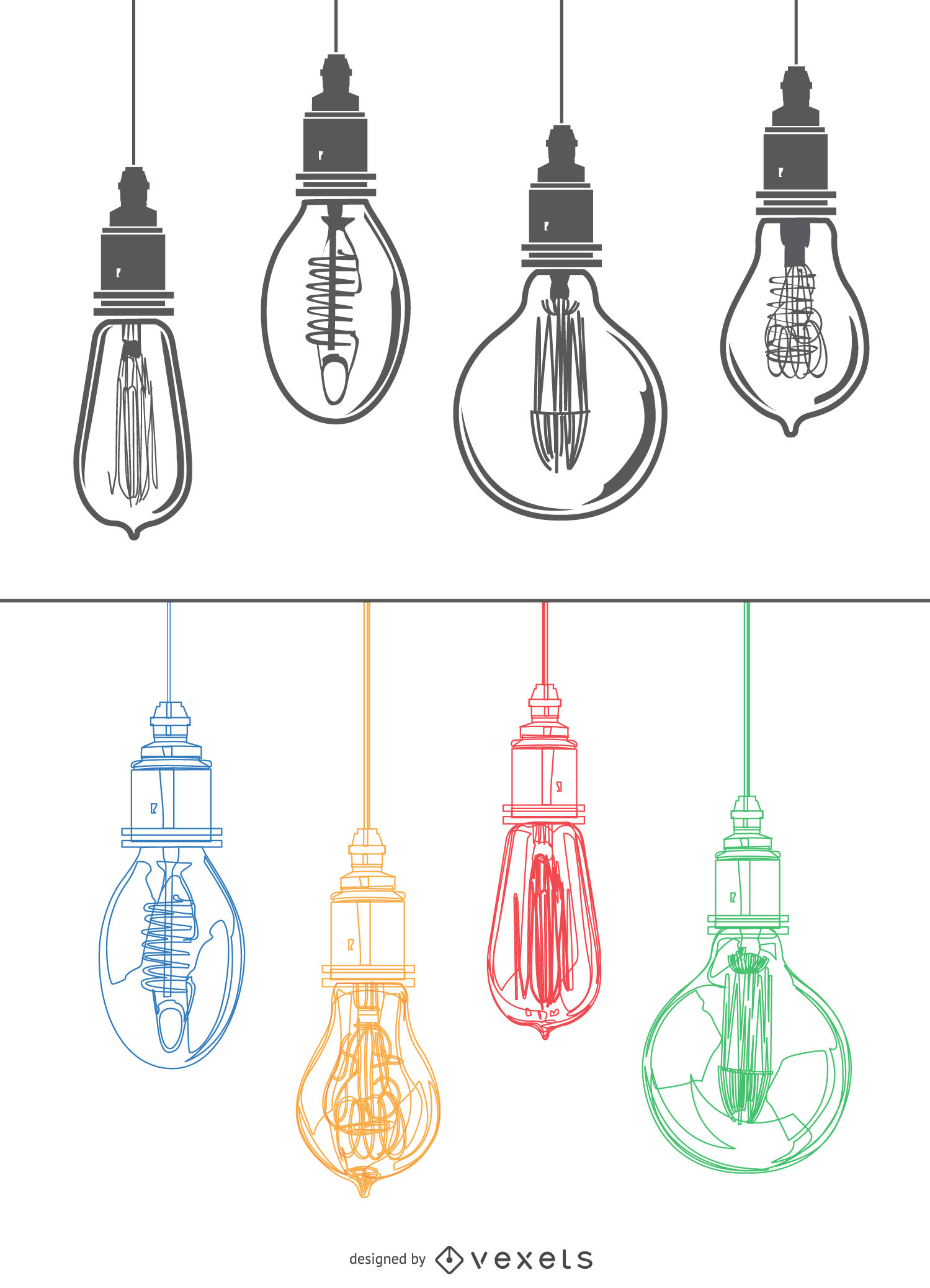 870 Bulbs Vector Images At 1871